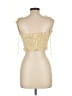 Le Lis Yellow Sleeveless Blouse Size L - photo 2