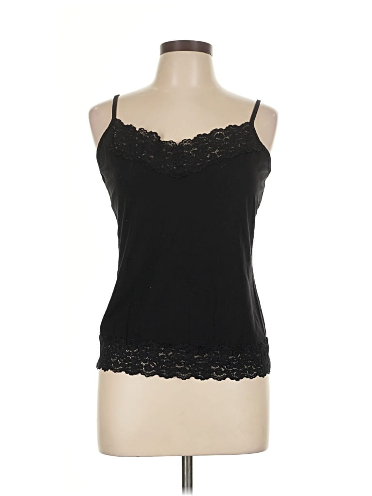 Pre-owned Cato Sleeveless Top Black Sweetheart Neckline Tops