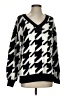 Bar III Houndstooth Black Pullover Sweater Size S - photo 1