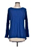 Dana Buchman Blue Long Sleeve Blouse Size L - photo 1