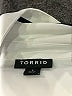 Torrid 100% Polyester Stripes Ivory Long Sleeve Blouse Size 1X Plus (1) - photo 7