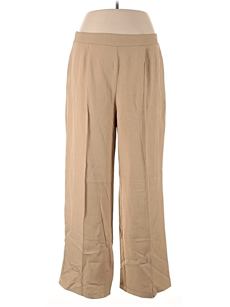 Pre-owned Unbranded Casual Pants In Tan