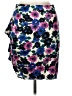 Veronica Beard Floral Blue Silk Skirt Size 10 - photo 2