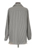 Do & Be Stripes Gray Long Sleeve Blouse Size S - photo 2