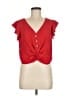 Assorted Brands Red Short Sleeve Top Size M - photo 1