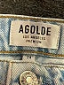 AGOLDE 100% Cotton Blue Denim Skirt Size 24 waist - photo 4