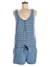 Splendid 100% Cotton Stripes Blue Romper Size M - photo 1