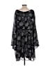Netflix 100% Polyester Paisley Black Cocktail Dress Size 4 - photo 2