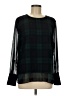 Ann Taylor 100% Polyester Black Long Sleeve Blouse Size M - photo 1
