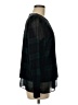 Ann Taylor 100% Polyester Black Long Sleeve Blouse Size M - photo 4