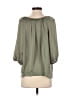Willi Smith 100% Polyester Green 3/4 Sleeve Blouse Size S - photo 2