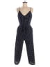Monteau Plaid Blue Jumpsuit Size M - photo 1