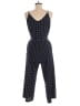 Monteau Plaid Blue Jumpsuit Size M - photo 2