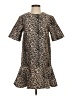 H&M Animal Print Brown Casual Dress Size XS - photo 1