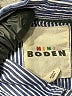 Mini Boden 100% Cotton Stripes Gray Blue Short Sleeve Button-Down Shirt Size 4 - 5 - photo 3