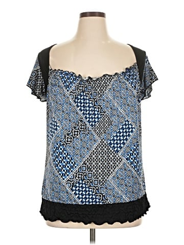 Sixteen Short Sleeve Blouse (view 1)