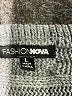 Fashion Nova 100% Acrylic Chevron-herringbone Gray Pullover Sweater Size L - photo 7