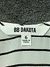 BB Dakota 100% Polyester Stripes Silver Casual Dress Size 6 - photo 6