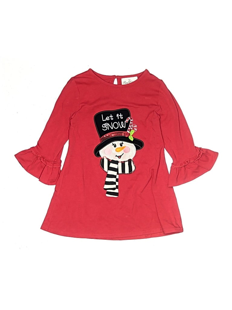 Pre-owned Rare Editions Kids' 3/4 Sleeve T-shirt In Red