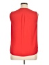 Q&A 100% Polyester Red Sleeveless Blouse Size XL - photo 2