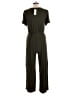 B Collection by Bobeau Solid Green Jumpsuit Size L - photo 2