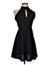 Unbranded Solid Black Cocktail Dress Size S - photo 1
