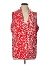 Rafaella Red Sleeveless Blouse Size L (estimated) - photo 1
