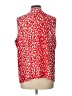 Rafaella Red Sleeveless Blouse Size L (estimated) - photo 2