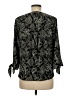 MICHAEL Michael Kors Paisley Black 3/4 Sleeve Blouse Size M - photo 2