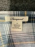 Passport 100% Polyester Plaid Blue Long Sleeve Blouse Size M - photo 7
