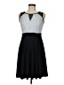 En Focus Studio Color Block Gray Cocktail Dress Size 6 - photo 1