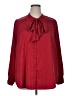 Torrid Red Long Sleeve Blouse Size 1X Plus (1) - photo 1