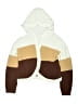Derek Heart 100% Polyester Color Block Brown Cardigan Size M (kids) - photo 1