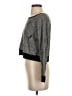 Express 100% Cotton Metallic Gray Pullover Sweater Size S - photo 5