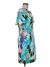 Gianni Bini Tropical Teal Cocktail Dress Size M - photo 4
