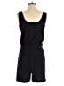 Lou & Grey 100% Polyester Solid Black Romper Size XS - photo 2