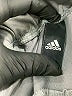 Adidas Solid Gray Track Pants Size M - photo 4