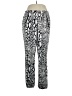 Serena Williams Signature Statement Animal Print Silver Casual Pants Size XL - photo 1
