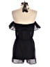 J.Crew Solid Black Romper Size S - photo 2
