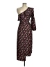 Topshop 100% Polyester Paisley Black Casual Dress Size 6 - photo 2