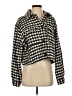 Divided by H&M 100% Polyester Houndstooth Ivory Jacket Size M - photo 1