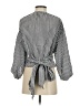Unbranded Gray 3/4 Sleeve Blouse Size XS - photo 2