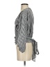 Unbranded Gray 3/4 Sleeve Blouse Size XS - photo 5