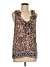 Joie Brown Sleeveless Blouse Size M - photo 1
