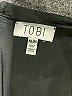 TOBI 100% Polyester Solid Black Casual Dress Size M - photo 7