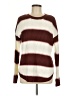 SO Stripes Burgundy Pullover Sweater Size L - photo 1