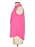 Express Solid Pink Sleeveless Button-Down Shirt Size XS - photo 5