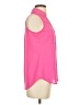 Express Solid Pink Sleeveless Button-Down Shirt Size XS - photo 4