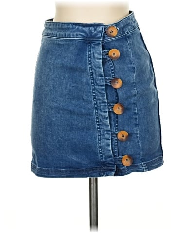 Free People Denim Skirt (view 1)