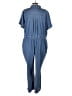Joan Rivers Solid Blue Jumpsuit Size XL (petite) - photo 2